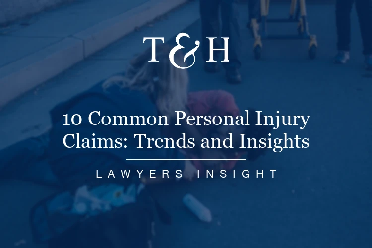 10 Common Personal Injury Claims: Trends and Insights
