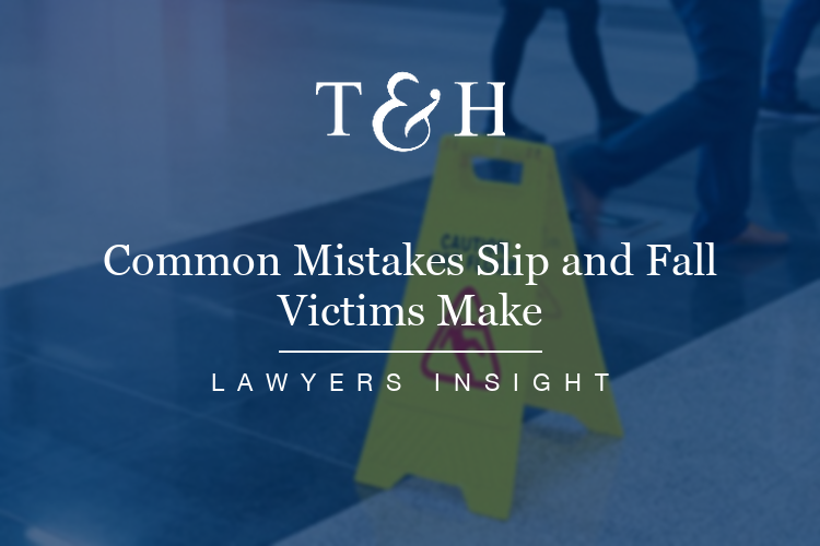 Common Mistakes Slip And Fall Victims Make