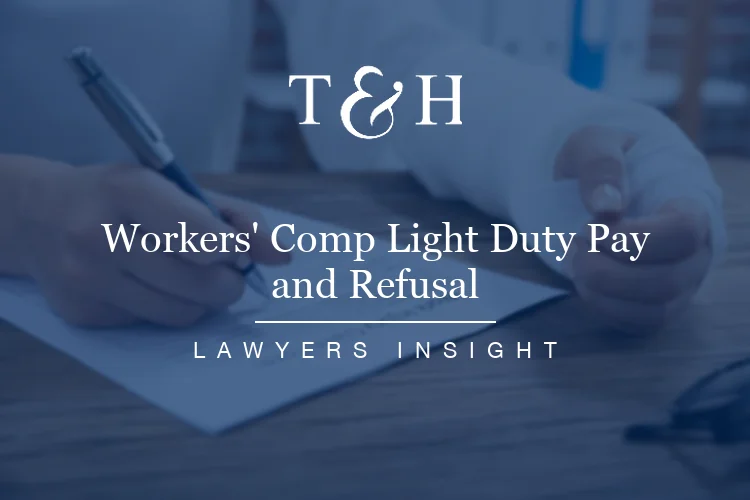 Workers' Comp Light Duty: What It Pays and When You Can Refuse