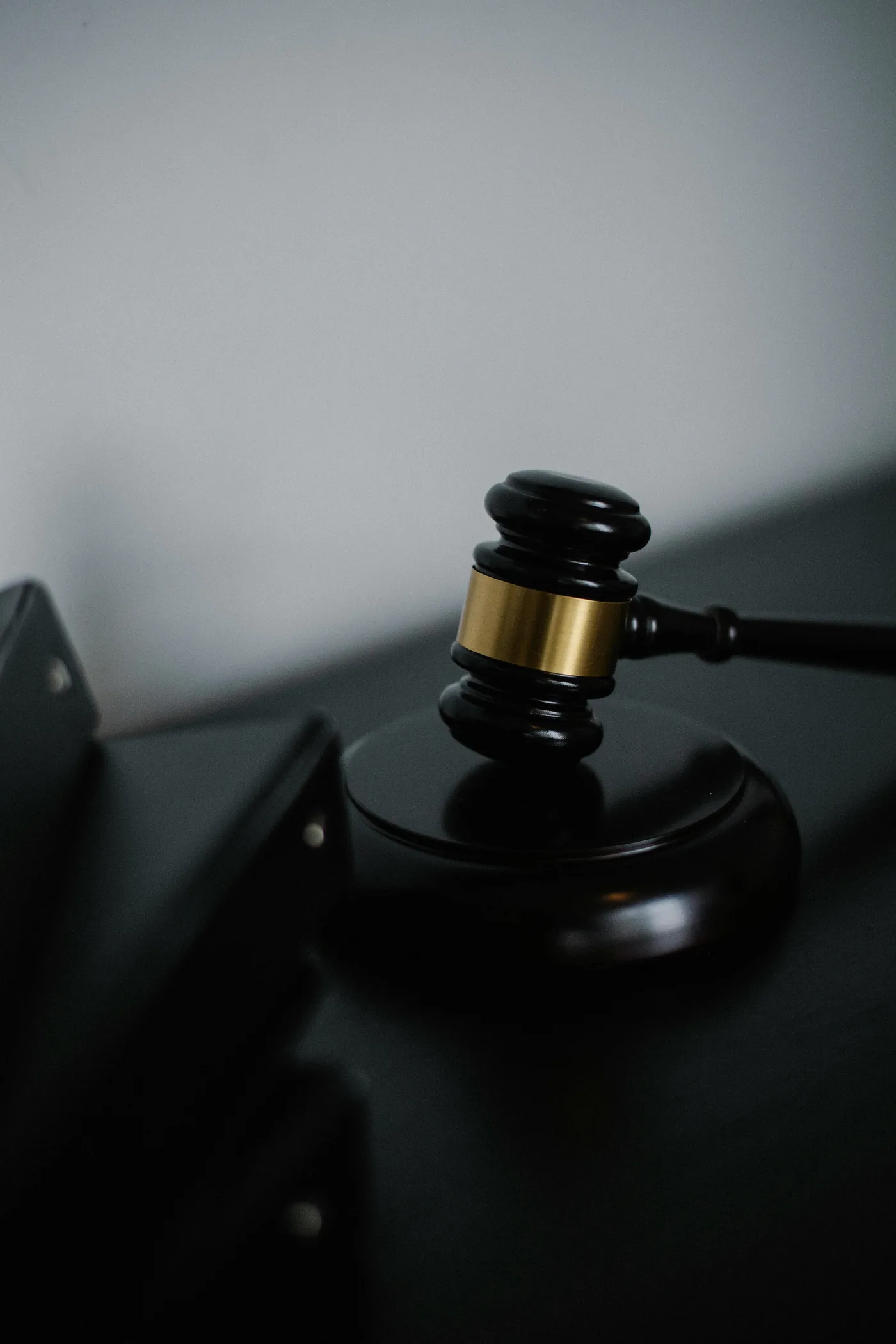 Close-up of a gavel on a desk, the final-decision symbolism behind every personal injury claim that reaches a Florida court